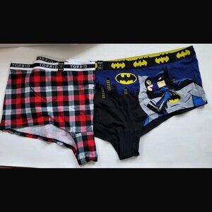 Torrid Boyshort Panties Sz 4x Lot Of 7 NWT Seamless And Cotton Blend Batman